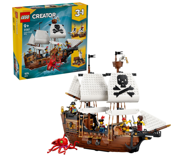 LEGO CREATOR 31387 Legendarny statek piracki - 1529742 - zdjęcie 3
